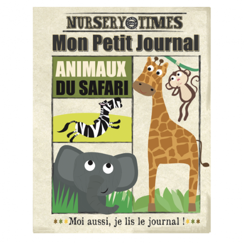Livre bébé en tissu – le safari