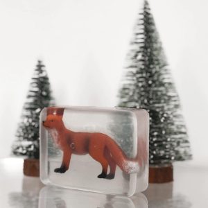 Savon avec figurine renard