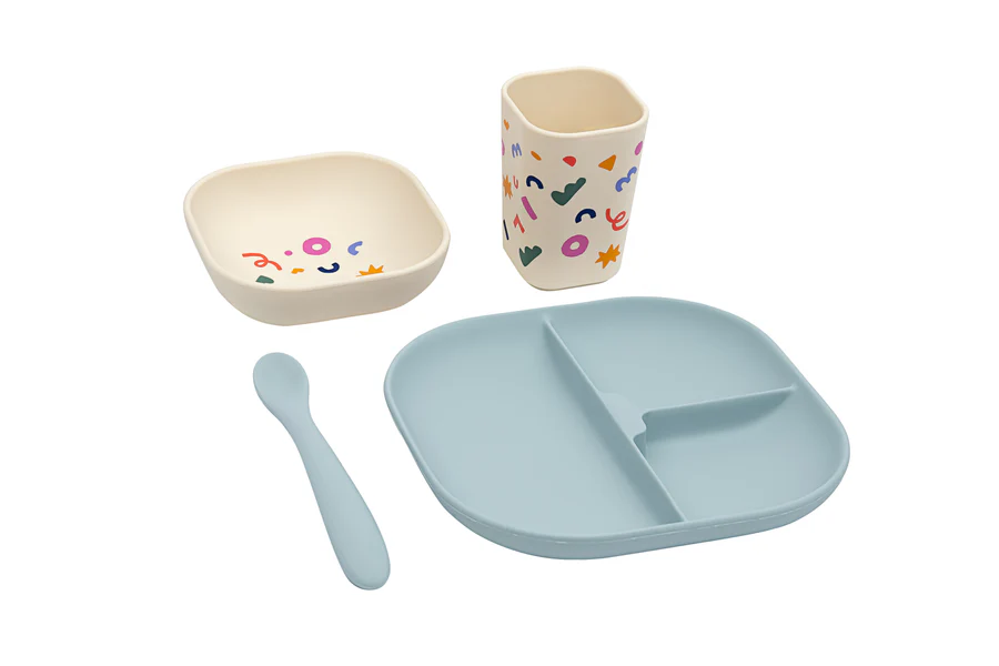 Set repas bleu