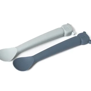 Set cuilleres ours bleu