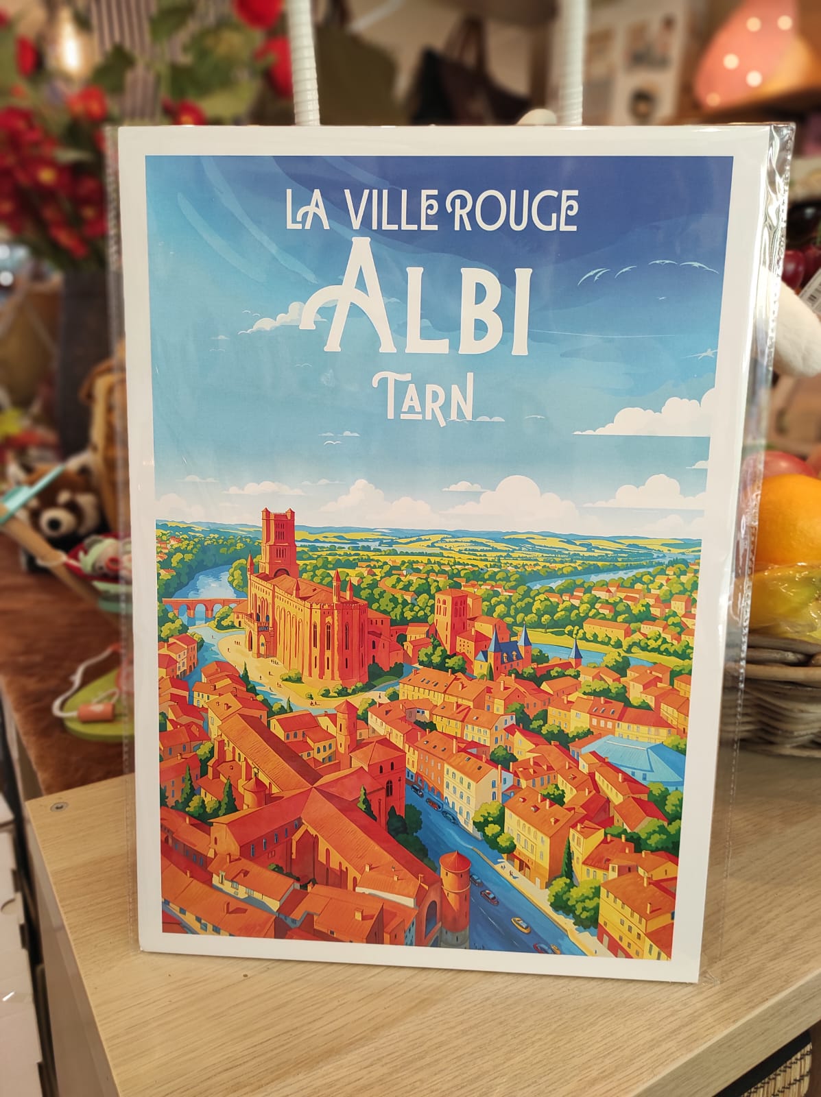Affiche Albi – La ville rouge du Tarn