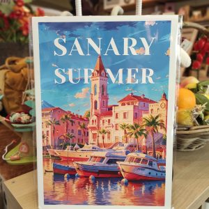 Affiche Sanary-sur-Mer – Vintage Retro