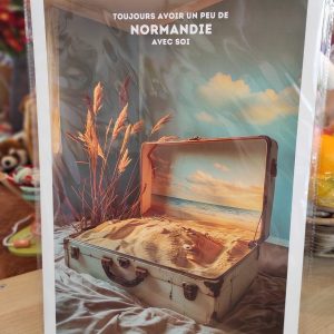 Affiche Normandie – Toujours avoir un peu de Normandie
