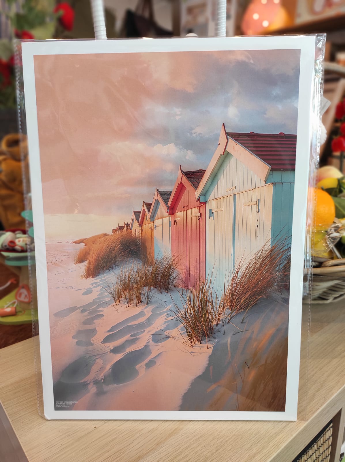Affiche Aesthetic – Les cabines de plages