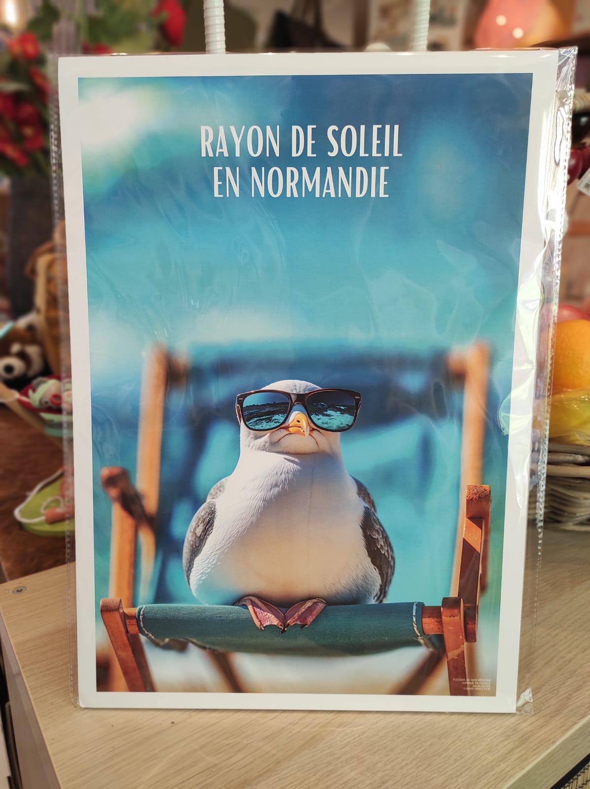 Affiche Normandie – Rayon de soleil normand