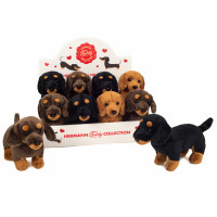 Peluche teckel 21 cm