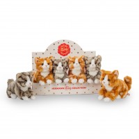 Peluche chaton roux 18 cm