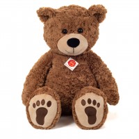 Peluche ours brun avec pattes 55 cm