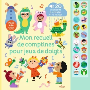Mon recueil de comptines pour jeux de doigts